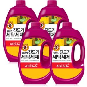 아토세이프 진드기 액체세제 2.5L 본품 4개