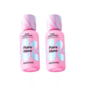 마몽드 플로라 글로우 로즈리퀴드 마스크 80ml 2개 피부광