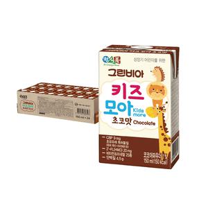 그린비아 정식품  키즈모아초코 150ml 24팩  어린이음료