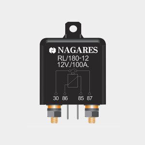 [정품] 나가레스 NAGARES 아이솔레이터 고용량 릴레이 자동차용보조 배터리 100A 12V 24V화물차