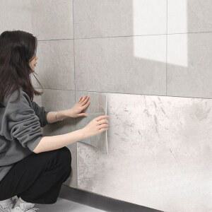 인조 세트 타일시트지 스티커 화장실 라이트베 천장재 방수 천장시트지 상판 구름 천장