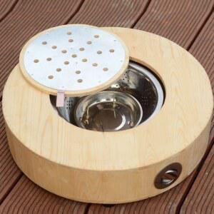 편백나무좌욕기 원목 좌훈기 찜질방 건식좌훈기 낮은 좌식 세트 생강판 방석 훈증