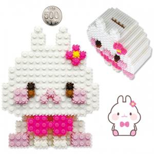 툭툭블럭 12띠 토끼 12간지 저금통 만들기 세트 도안 포함 디폼 미니 블럭