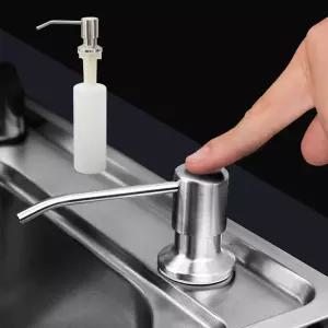 싱크대 세제통 주방세제통 싱크대 디스펜서 세제펌프/세제/주방/수전/씽크대/펌프/매립형/매립/호스형/세트