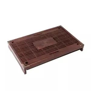 다도 찻상 브라운 대나무 차다기판 받침 트레이 (WFHKE8P)