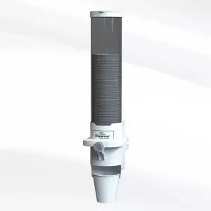 [나누리산업]원터치 디스펜서 종이컵 보관함 화이트