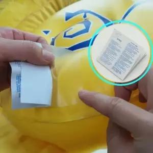 물놀이 튜브 펑크 수리 수선 패치 투명 PVC 접착식 12P(6P x 2)