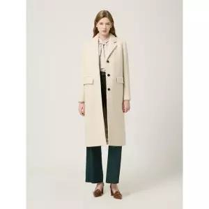 [모조에스핀]테일러드 박시핏롱코트_J244MSG418_DG