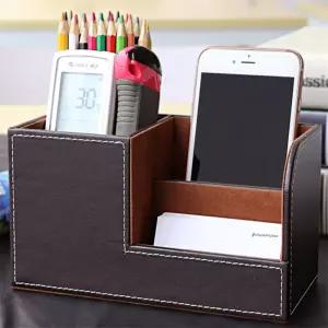 미래템즈 가죽 데스크 오거나이저 엔틱서재책상
