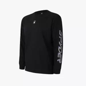 [롯데백화점]스파이더 공용 올드 로고 긴팔 티셔츠 SPIFCNRL301UBLK