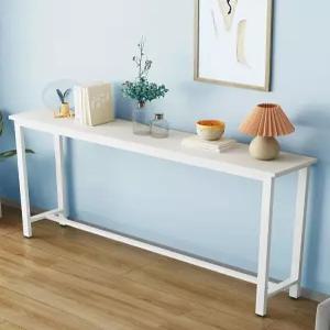 거실 소파 뒤 슬림 테이블 좁고 긴 거치용 틈새 창가 책상 선반