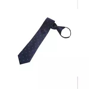 [오스틴리드]네이비 올오버 큐빅 클래식 자동타이_A3NZ1337