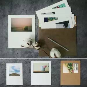 종이액자 스토리보드 캘리그라피 포토프레임 4x6 5개/종이/손글씨용지/손글씨종이/공예/미술/캘리용지/캘리