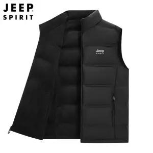 JEEP SPIRIT 패딩 조끼 가을 겨울 빅사이즈 남자 조끼 방한용품