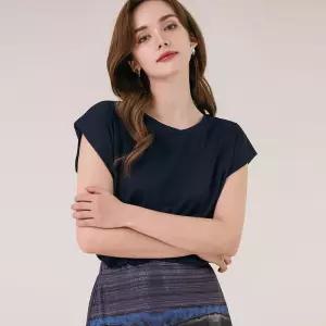 [막스까르띠지오]베이직 캡소매 쿨 나시 티셔츠