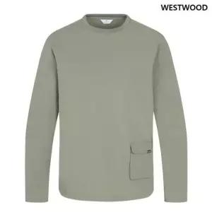 [웨스트우드]웨스트우드 HC27 우먼 포켓 우븐 라운드티셔츠 WP1WCTR406 (41109855)