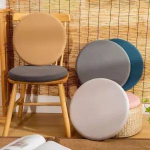 심플 감성 벤치 스툴 논슬립 메모리폼 원형 방석/예쁜/인테리어/쿠션/교장실/어린이/의자/사무실/책상/바닥