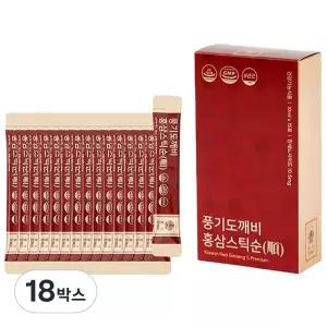 풍기도깨비 6년근 홍삼스틱 순 10ml X 15p 150ml 18박스 150ml 18박