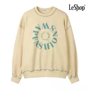 [롯데백화점]르샵 엠보 프린트 오버록 맨투맨 티셔츠 BP9TS024A