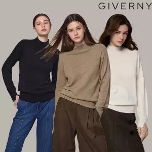 [NS홈쇼핑]지베르니 울실크블렌딩 홀가먼트 모크넥 3종[35431397]