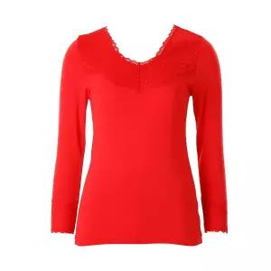 [롯데백화점]비너스 가볍고 따뜻하며 부드러운 캐시미어모달소재 고급 여성내의상의VLG5063C