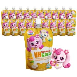 캐치티니핑 배도라지 어린이 캐릭터 음료수 80ml 국산 배 100% 과채주스 음료 20개