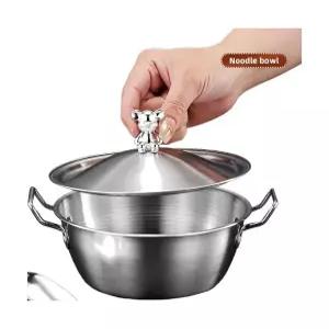 스텐 양수 편수 냄비 손잡이 라면 1인용 소형