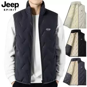 지프 JEEP SPIRIT 남녀공용 패딩조끼 양털 조끼 이너 아웃도어 뽀글이 패딩 겨울 바람막이 등산 런닝 남성 여성 커플 빅사이즈 JP2350