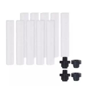 샤워기 녹물필터 벌크형 10개입 호환필터 벌크형 벌크 벌크형호환필터