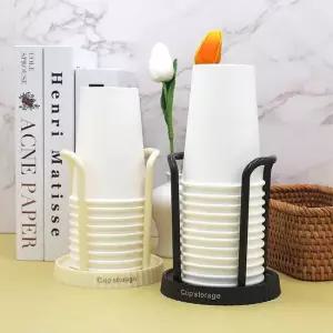 종이컵 보관함 스탠드 일회용컵 꽂이 디스펜서 홀더 종이컵걸이 탕비실비품거치대