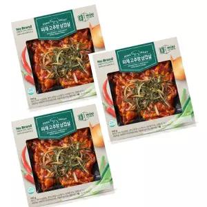 노브랜드 파채 고추장 삼겹살 300g x 3개 전자레인지8분완성 간편식사