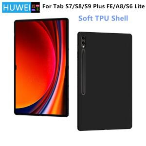 갤럭시 탭 A9 플러스 + 11 용 소프트 케이스 Ta S6 Lite A8 S9FE S10 S7 S8 S9 FE Plus Ultra 태블릿 TPU