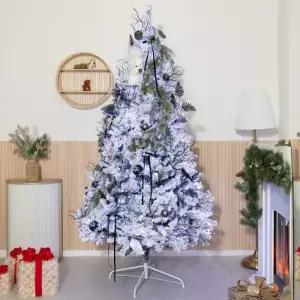 [텐바이텐]크리스마스 스노우 트리 장식 풀세트 샤프리프펄 210cm (양면)