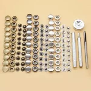 홈소잉 스프링도트 단추 30세트 기구포함 똑딱이단추 (WB75455)