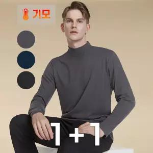 [1+1] 테슬라 남성 기모 목폴라 폴라티 목티 터틀넥 티셔츠