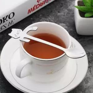 고품질 고양이 팔 컵걸이 티스푼 거치 디저트 스테인리스 (WFB99C1)