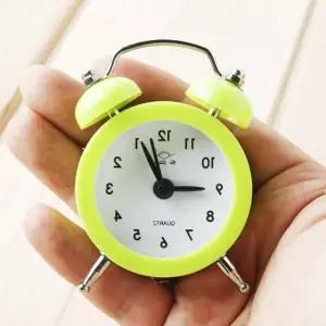 고품질 해머벨 인테리어 미니 시계 디자인 탁상시계 알람시계 (WFB9E29)