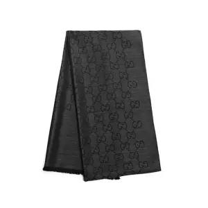 [구찌][케이스포함] 남녀공용 Jacquard 투톤 양면 스카프(165904 3G646 1100)