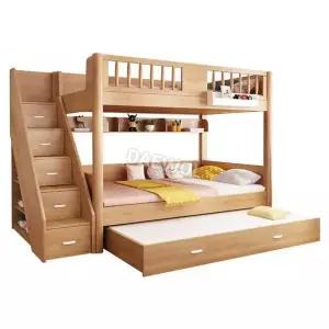 3층침대 슬라이딩 가족 기숙사 원목 조립식 자취방