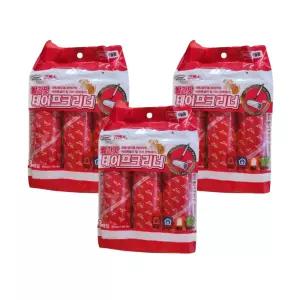 리벤스 빨간맛 펫용 사선컷팅 돌돌이 리필 9입 3P 3개