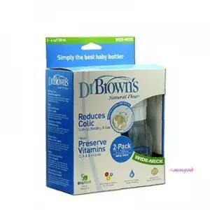 닥터브라운 130ml 트윈팩 2개 젖병mno375