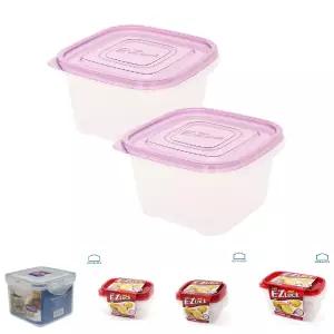 락앤락 이지락 HLE8220 970ml 2매입/냉동/세트/냉동실/냉장고/뚜껑/사각/투명/플라스틱/김치//냉장/과일