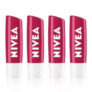 니베아 립케어 체리 샤인 4.8g x 4개