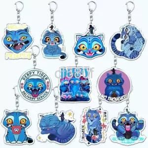  케이팝 데몬헌터스 케데헌 캐릭터 호랑이 아크릴 키링 41종 세트 비공식 굿즈 더피 키홀더