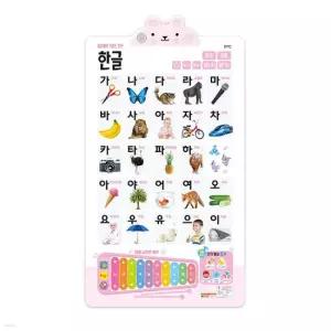 블루래빗 사운드 차트 소리나는 벽보 베이비 아기 포스터_한글 유아 멜로디 국민아이템 돌 두돌 출산선물