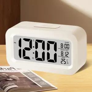 미니 알람 시계 디지털 스마트 인테리어 전자 탁상 시계 무소음 심플 침실 날짜