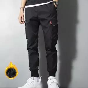 기모안감 조거팬츠 카고바지 융털긴바지