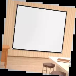 이동식빔스크린 대형 접이식 스크린 가정용 야외 영화 관람 파티용 휴대용 고해상도