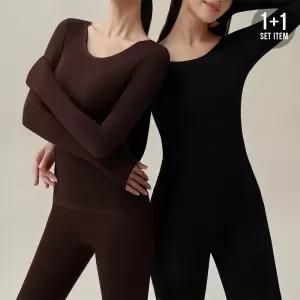 [1+1할인]캡내장 히트텍 발열내의 세트