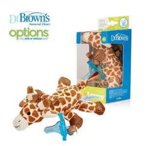 닥터브라운 인형 노리개젖꼭지(기린) (신생아,유아,아기,공갈)